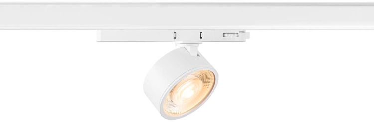 SLV KALU 2.0, 3~ Spot, PHASE, zylindrisch, 2700 K, 10 W, 36°, weiß