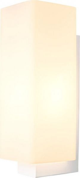 SLV QUADRASS Indoor, luminaria de montaje en pared, E27, blanco