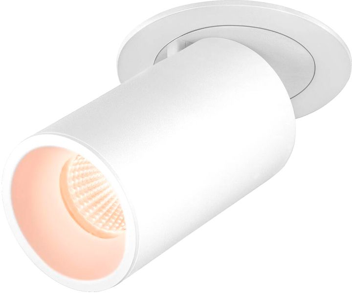 SLV NUMINOS® PROJECTOR M, Deckeneinbauleuchte, 2700 K, 55°, zylindrisch, weiß / weiß