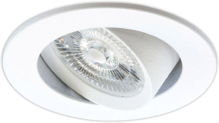 ISOLED LED Einbauleuchte Sunset Slim68 weiß, rund, 9W, 1800-2800K, Dimm-to-warm