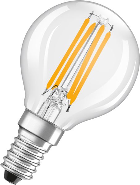 OSRAM LED Superstar Plus Classic P 25 Glühfaden DIM 2,2 W 927 Klar E14