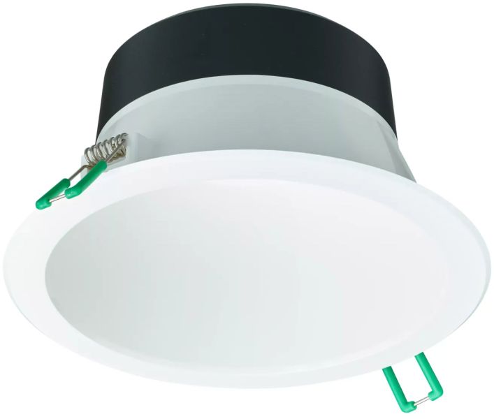 PHILIPS CoreLine Downlight gen5, 10,7 W, D150 mm, 1200 lm, 4000 K, DALI, weißer Reflektor, IP20
