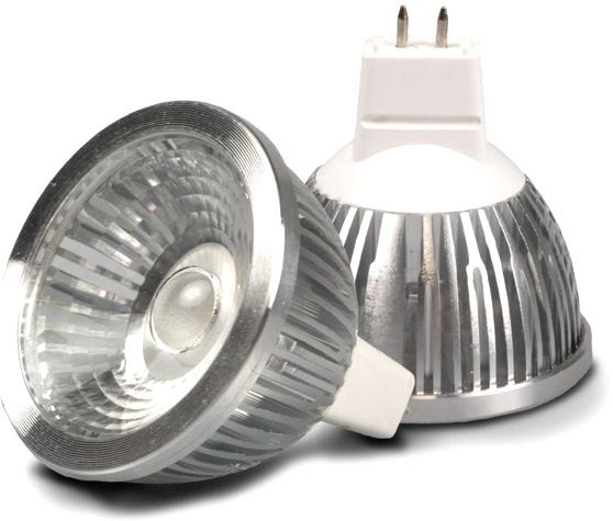 ISOLED MR16 LED Strahler 5,5W COB, 70°, warmweiß, dimmbar