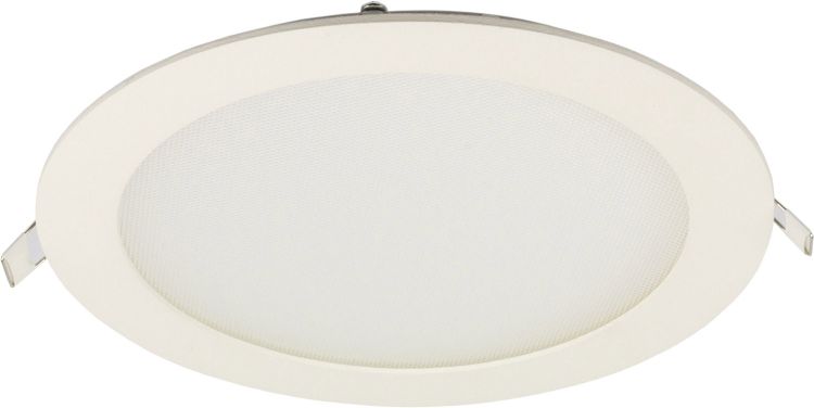 ISOLED LED Downlight, 24W, rund ultraflach weiß, 300mm, Colorswitch 3000|3500|4000K, dimmbar