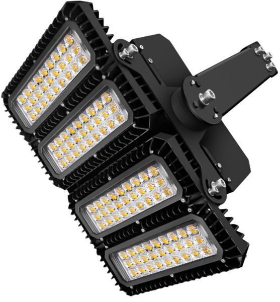 ISOLED LED Flutlicht 450W, 130x40° asymmetrisch, variabel, DALI dimmbar, neutralweiß, IP66