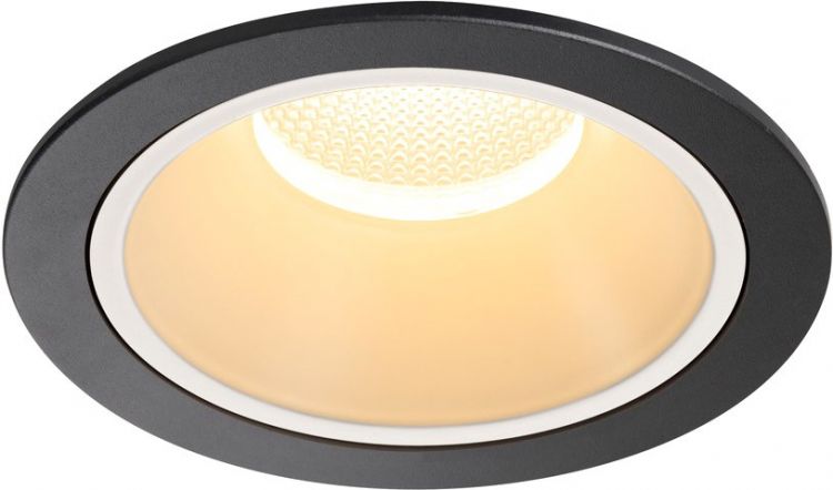 SLV NUMINOS, encastré de plafond intérieur, 55°, noir/blanc, LED, 3000K