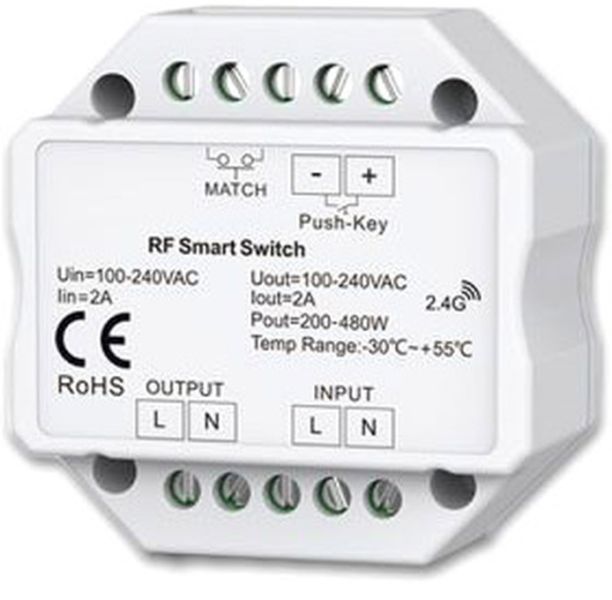 ISOLED Sys-Pro Push/Funk Mesh-Switch Ein/Aus 100-240V, 360W