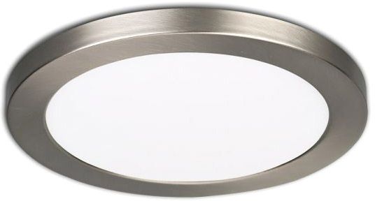 ISOLED LED Aufbau/Einbauleuchte Slim Flex, 18W, nickel gebürstet, ColorSwitch 3000K|3500K|4000K