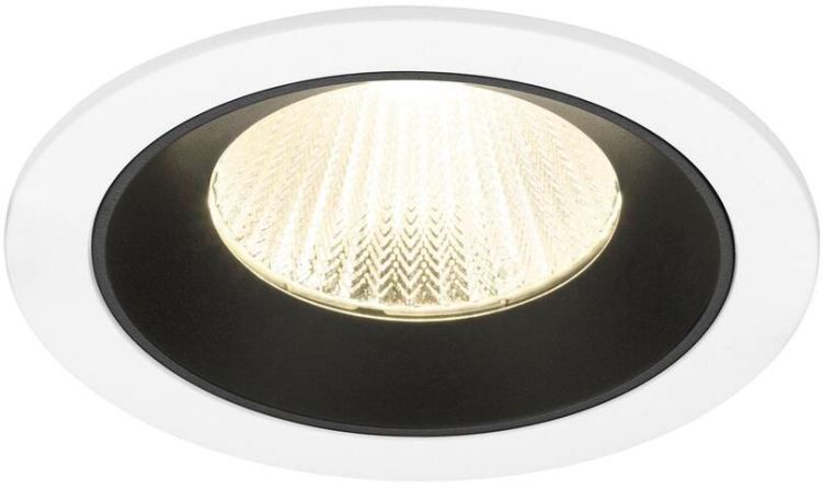 SLV NUMINOS® L, Deckeneinbauleuchte weiß/schwarz 4000 K 40°