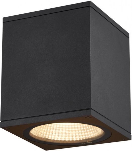 SLV ENOLA SQUARE M, luminaria de superficie de techo led «outdoor» antracita