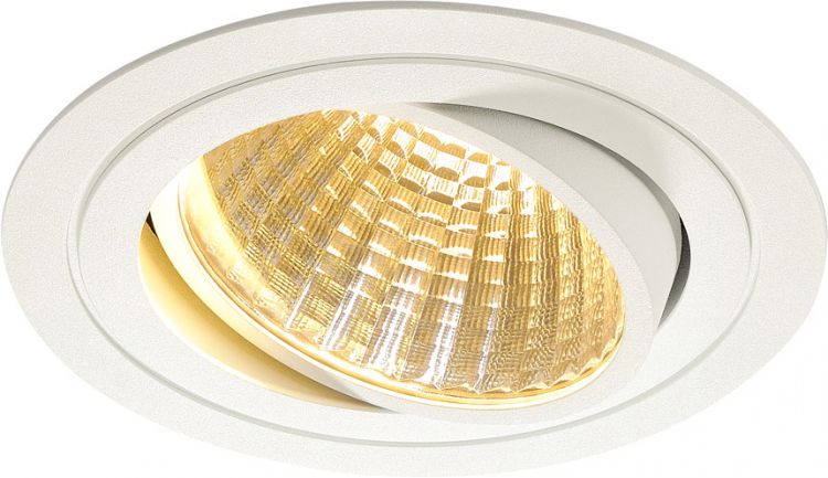 NEW TRIA LED DL ROUND Set, mattweiss, 25W, 30°,2700K,inkl. Treiber,Clipf.