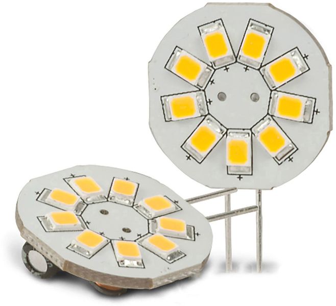 ISOLED G4 LED 9SMD, 1,5W, neutralweiß, Pin seitlich