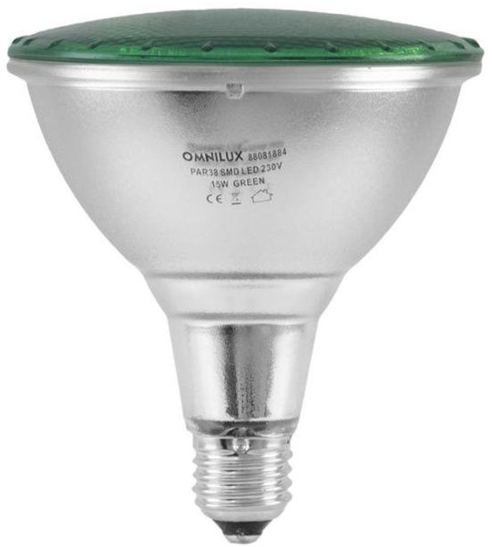 OMNILUX PAR-38 230V SMD 15W E-27 LED grün