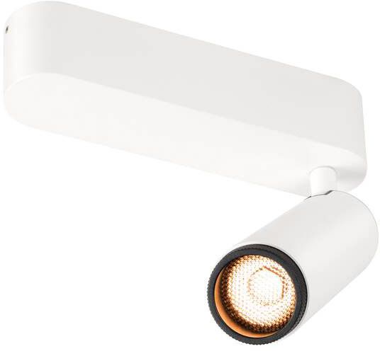 SLV GRIP! M, Deckenaufbauleuchte, single, PHASE, 2700 K, 14 W, 42°, weiß / schwarz