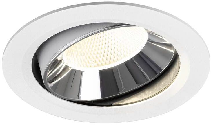 SLV NUMINOS® MOVE XL, Deckeneinbauleuchte weiß/chrom 4000 K 20°