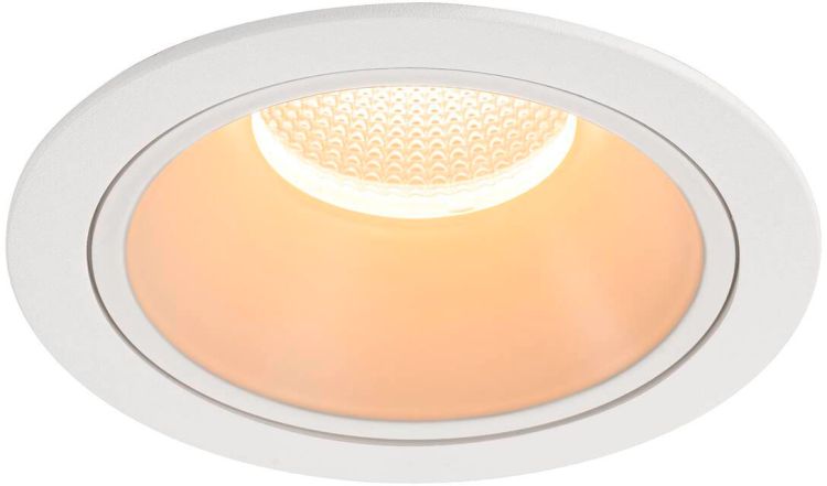 SLV NUMINOS® XL, Deckeneinbauleuchte, 2700 K, 55°, IP20, rund, weiß