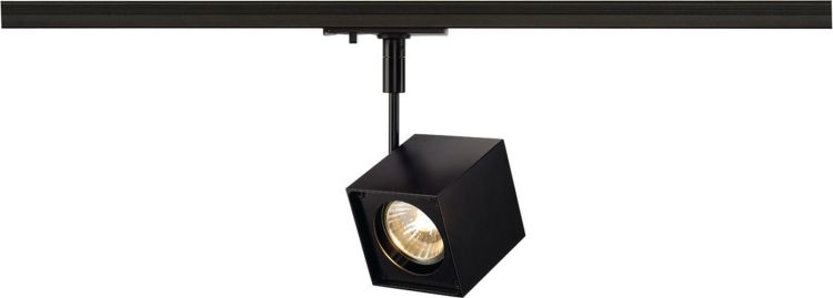 SLV ALTRA DICE Spot, eckig, schwarz, GU10, max. 50W, inkl. 1P.-Adapter