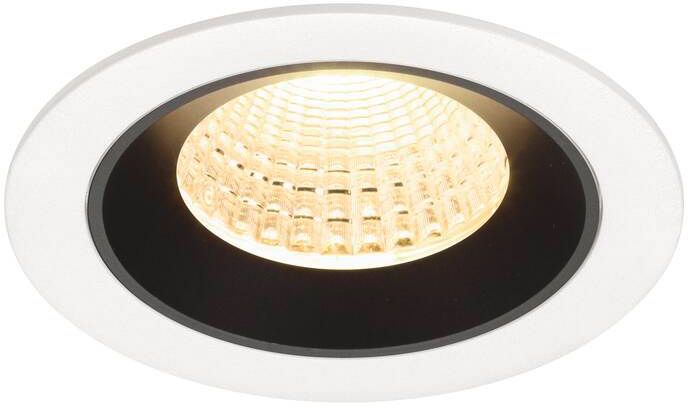 SLV NUMINOS® M, Deckeneinbauleuchte weiß/schwarz 3000 K 55°