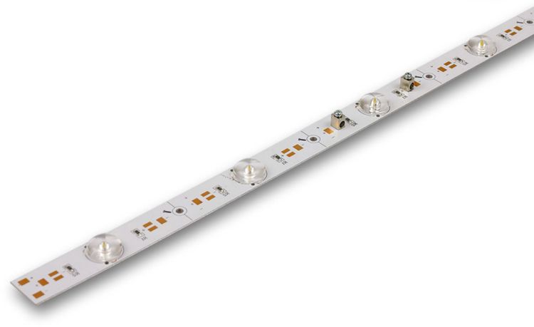 ISOLED LED Platine Backlight 825/855, 1175mm, 180° Linse, 24V, 8W+8W, IP20, weißdynamisch, dimmbar
