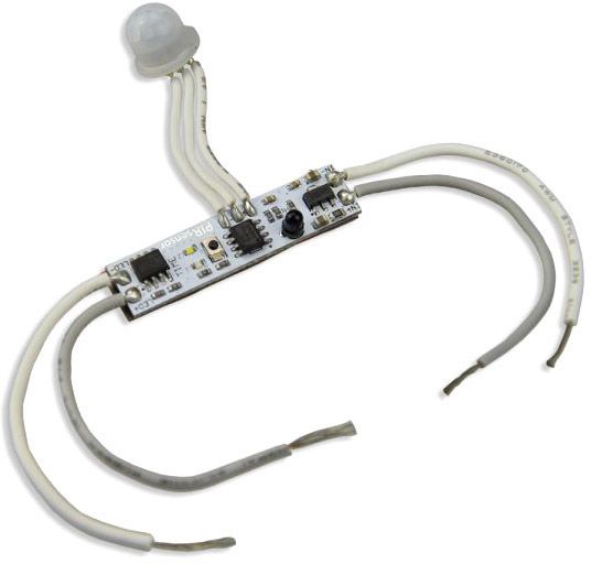 ISOLED LED Mini-Switch PIR Bewegungssensor mit StandBy-Level, 12-24V DC 3A