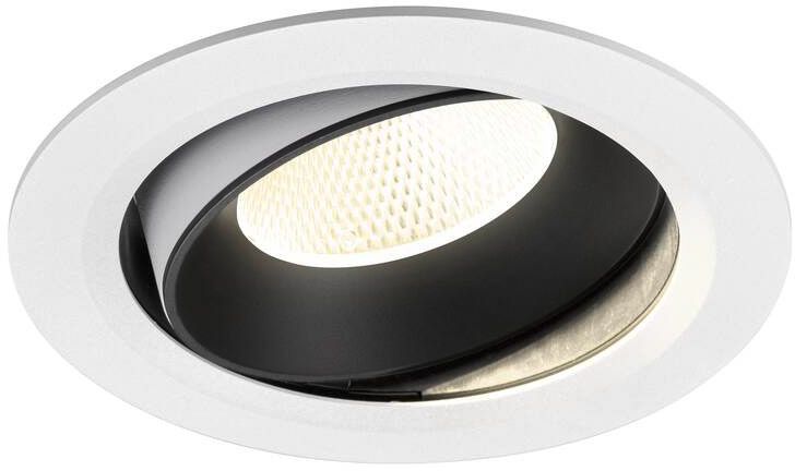 SLV NUMINOS® MOVE XL, Deckeneinbauleuchte weiß/schwarz 4000 K 20°