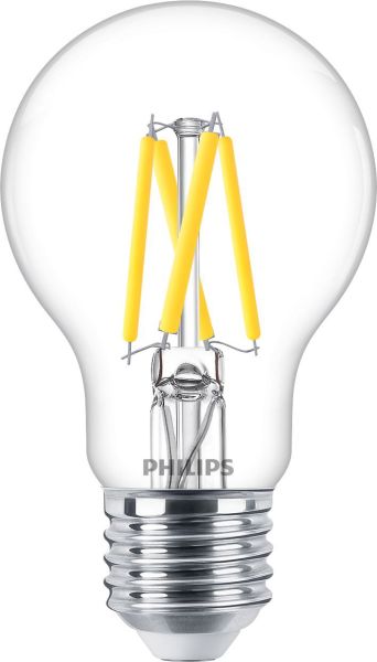 PHILIPS MAS LEDBulb DT3.4-40W E27 CRI95A60CL G LED-Lampe FM E27 A60 2200-2700K 470lm kl