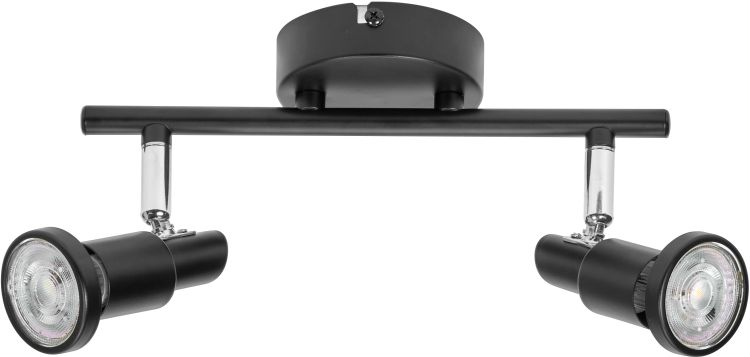 LEDVANCE LED-Spot GU10 Schwarz 2 x 3,4 W 927 DIM
