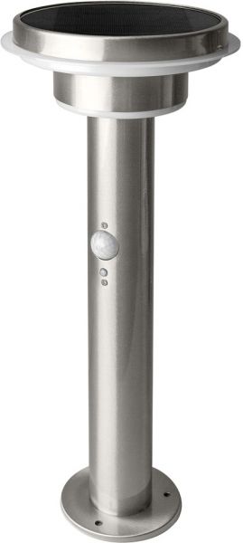 LEDVANCE ENDURA® Style Circle Double Solar Sockel LED Wegeleuchte mit Sensor 6W / 3000K Silber