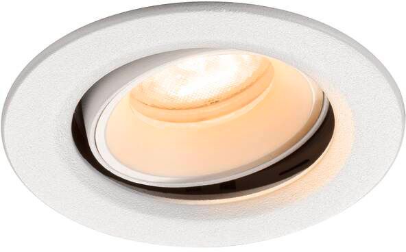 SLV NUMINOS® MOVE XS, Deckeneinbauleuchte, 2700 K, 55°, IP20, rund, weiß