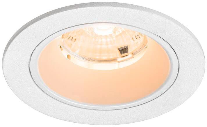 SLV NUMINOS® S, Deckeneinbauleuchte, 2700 K, 55°, IP20, rund, weiß