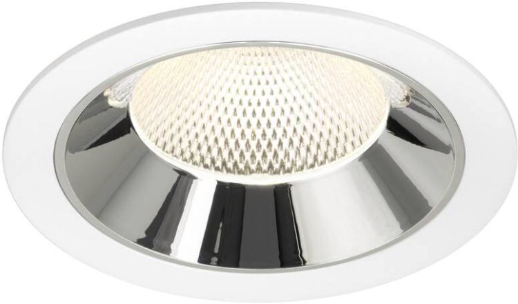 SLV NUMINOS® XL, Deckeneinbauleuchte weiß/chrom 4000 K 40°