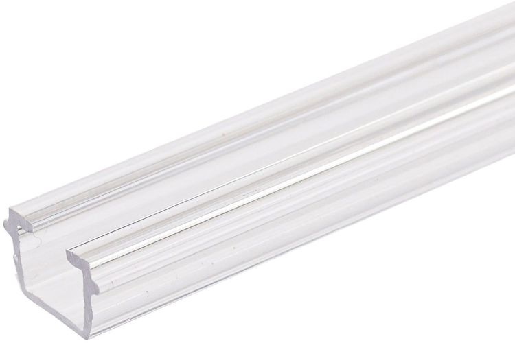 ISOLED Gardinen-Inlay klar, Innenformat B=9.7 H=6.5mm Schlitz 6mm, 200cm