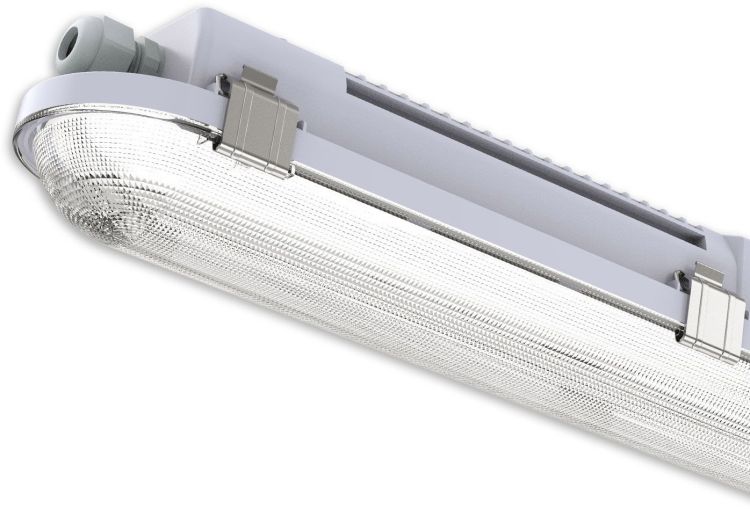 ISOLED LED Wannenleuchte HEQ, 150cm, IP65, 35-60W, 160lm/W, 3000|3500|4000K, CRI80