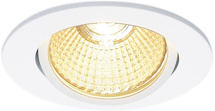 SLV NEW TRIA rund, LED Indoor Deckeneinbauleuchte, weiß