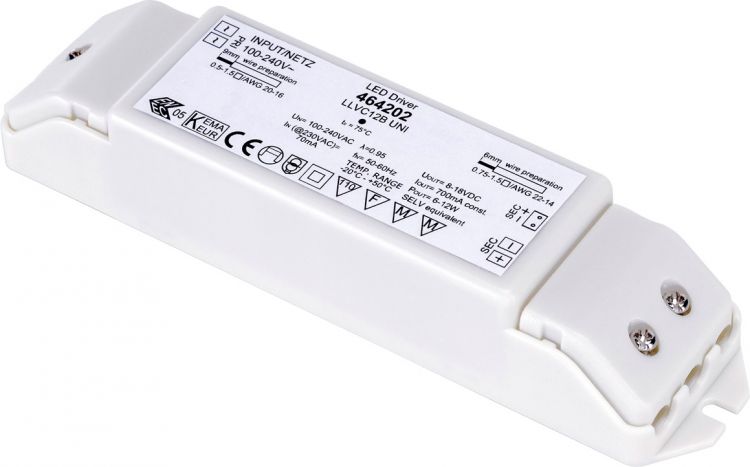 SLV LED-Treiber, 12VA, 700mA, inkl. Zugentlastung