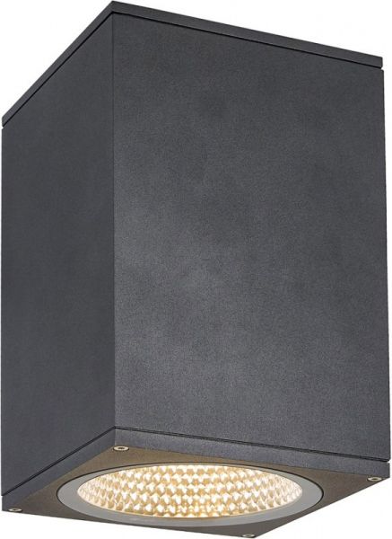 SLV ENOLA SQUARE L, Outdoor, luminaria LED de montaje al techo, antracita, CCT 3000/4000K