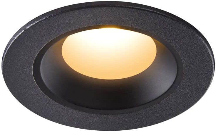 SLV NUMINOS® XS, Deckeneinbauleuchte schwarz 2700K 55°