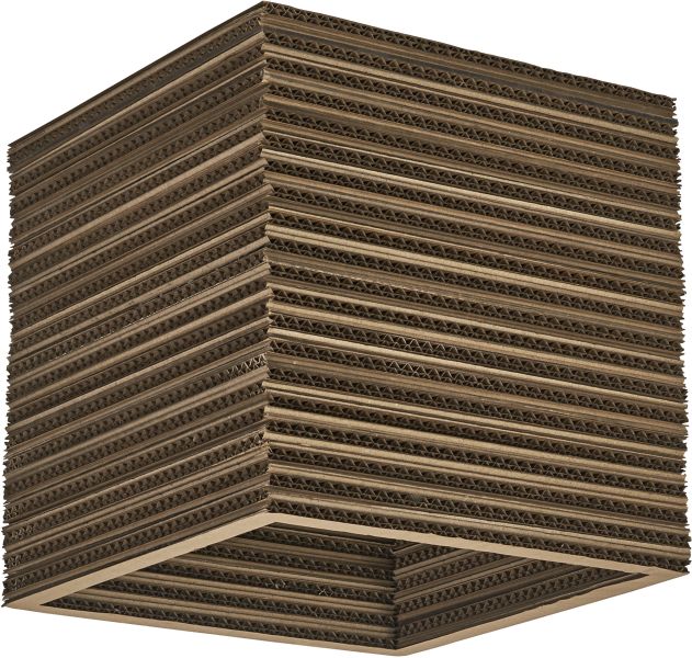 LEDVANCE Decor Karton Quadratisch Decke E27 Braun