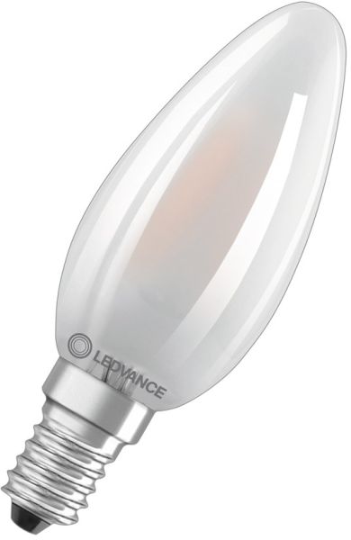 LEDVANCE LED CLASSIC B P 2.5W 827 mattiert E14