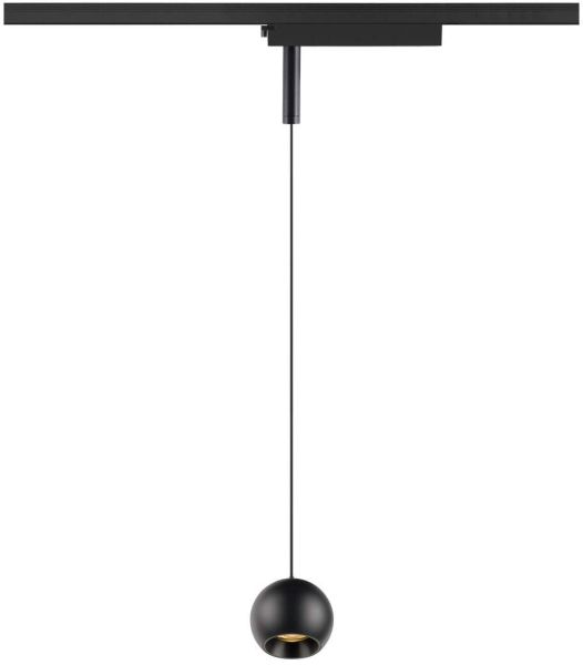 SLV LIGHT EYE® 2.0, 1~ Pendelleuchte, Pendellänge 200 cm, 3000 K, 30°,, schwarz