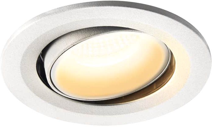 SLV NUMINOS® MOVE S, Deckeneinbauleuchte weiß 3000K 55°