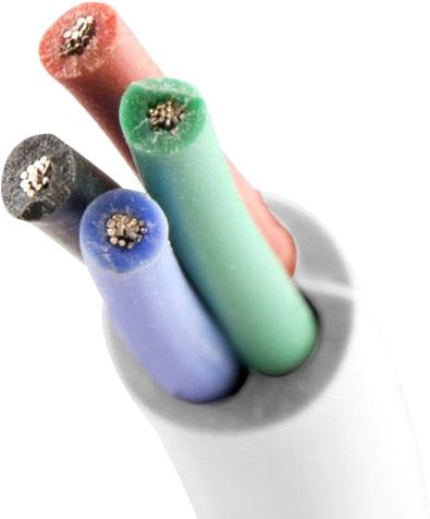 ISOLED Kabel RGB Meterware 4-polig 0.50mm² SIHF Silikonmantel AWG20