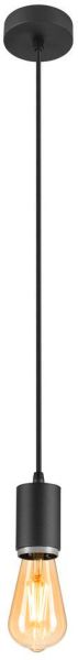 SLV LALU®, Pendelleuchte, E27 Base, Mix&Match, Pendellänge 200 cm, 1 x max. 10 W, schwarz