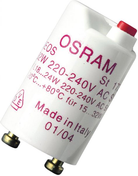 OSRAM Starters for single operation at 230 V AC ( ST 111, ST 171, ST 173) 173 SAFETY DEOS