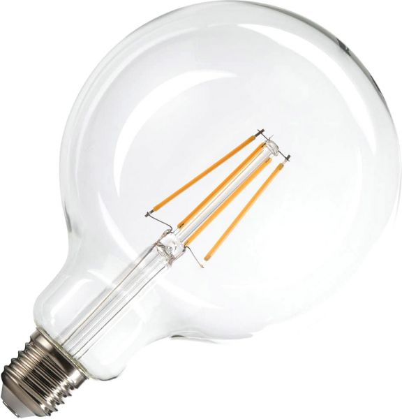 SLV G125 E27, LED Leuchtmittel transparent 7,5W 2700K CRI90 320°