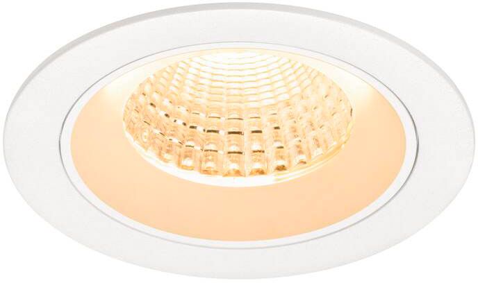 SLV NUMINOS® M, Deckeneinbauleuchte, 2700 K, 55°, IP20, rund, weiß
