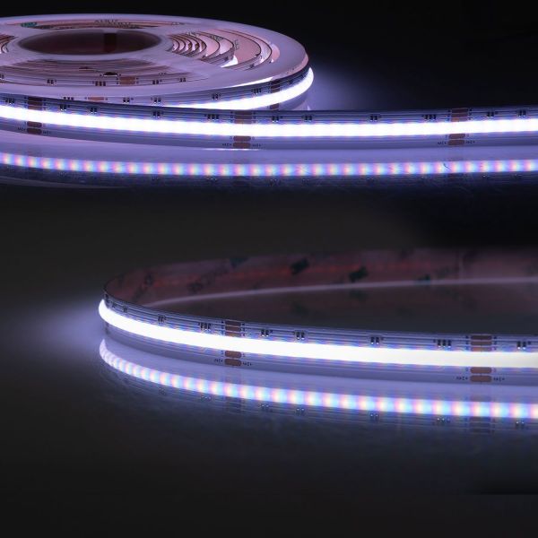 ISOLED LED COB RGB+2700K Linear Flexband, 24V DC, 20W, IP20, 5m Rolle, 896 LED/m