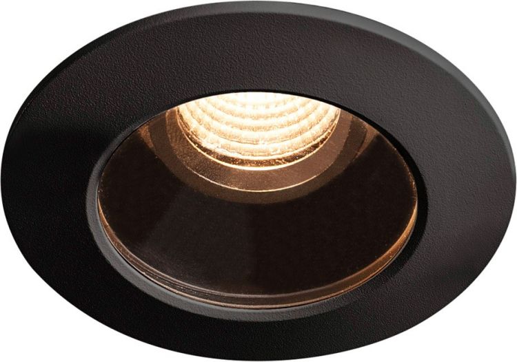 SLV VARU DL, LED Outdoor Deckeneinbauleuchte, schwarz, IP20/65, 2700K