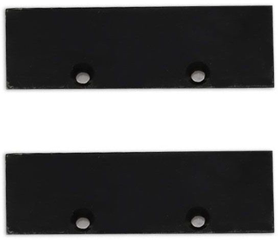 ISOLED Endkappe Alu EC126 für Curtain10 ONE, 2 Stück, schwarz