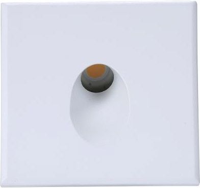 ISOLED Cover Aluminium eckig 1 weiß für Wandeinbauleuchte Sys-Wall68
